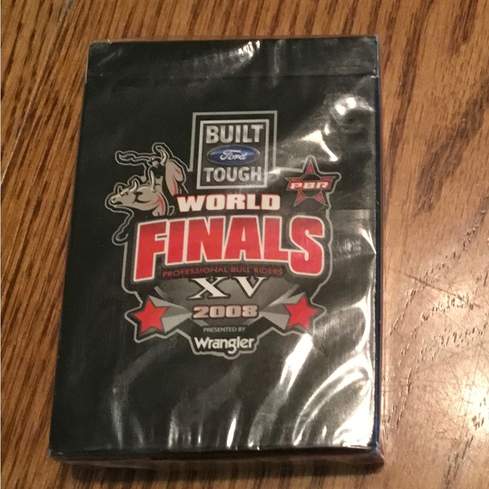 2008 New PBR World Finals playing cards
